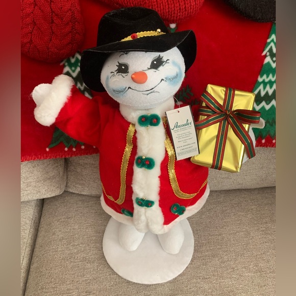 ☃️ Annalee Doll 15” Elegant Snowman #550908 - Picture 1 of 5